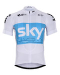 джерсі з коротким рукавом - SKY 2018 KIDS - світло-блакитний/білі