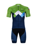 BONAVELO джерсі з коротким рукавом і шорти - SLOVENIA - синій/зелений