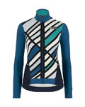 SANTINI зимова футболка з довгим рукавом - CORAL RAGGIO LADY - синій