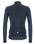 SANTINI зимова футболка з довгим рукавом - COLORE PURO WINTER - синій