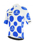 SANTINI джерсі з коротким рукавом - LA VUELTA 2021 - білі/синій