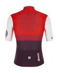SANTINI джерсі з коротким рукавом - LA VUELTA 2021 - червоний