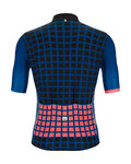 SANTINI джерсі з коротким рукавом - MITO GRIDO - рожевий/чорний/синій
