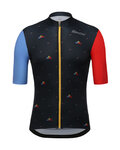 SANTINI джерсі з коротким рукавом - LA VUELTA 2018 - синій/чорний/червоний