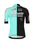 SANTINI джерсі з коротким рукавом - TEAM BIANCHI 2019 - чорний/бірюза