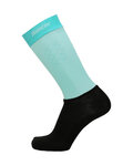 SANTINI класичні шкарпетки - REDUX - світло-блакитний/чорний