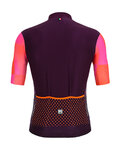 SANTINI джерсі з коротким рукавом - MITO SPILLO - помаранчевий/бордо/рожевий