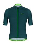 SANTINI джерсі з коротким рукавом і шорти - KARMA KITE - зелений/чорний