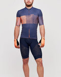SANTINI джерсі з коротким рукавом і шорти - TONO FRECCIA - синій