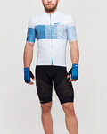 SANTINI джерсі з коротким рукавом - TONO FRECCIA - синій/білі