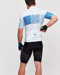 SANTINI джерсі з коротким рукавом - TONO FRECCIA - синій/білі