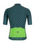 SANTINI джерсі з коротким рукавом і шорти - SLEEK DINAMO - зелений/чорний