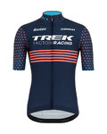 SANTINI джерсі з коротким рукавом - TREK TFR CX 2021 - синій