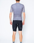 SANTINI джерсі з коротким рукавом і шорти - COLORE - сірий/чорний
