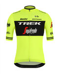 SANTINI джерсі з коротким рукавом - TREK 2019 BLEND - жовтий/чорний