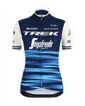 SANTINI джерсі з коротким рукавом - TREK 2019 BLEND LADY - синій/білі
