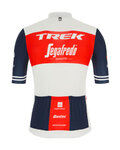 SANTINI джерсі з коротким рукавом - TREK SEGAFREDO 2020 - синій/червоний/білі