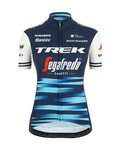 SANTINI джерсі з коротким рукавом - TREK 2020 LADY - білі/синій