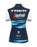 SANTINI джерсі з коротким рукавом - TREK 2020 LADY - білі/синій