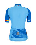 SANTINI джерсі з коротким рукавом - UCI WORLD LADY - світло-блакитний