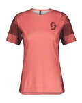 SCOTT джерсі з коротким рукавом - TRAIL VERTIC LADY - червоний