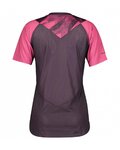 SCOTT джерсі з коротким рукавом - TRAIL VERTIC LADY - рожевий/фіолетовий