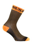 SIX2 класичні шкарпетки - COMP SHO - помаранчевий/чорний