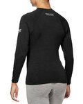 SIX2 футболка з довгим рукавом - TS2 MERINOS - чорний