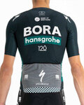 SPORTFUL джерсі з коротким рукавом - BORA HANSGROHE 2021 - зелений/чорний