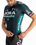 SPORTFUL джерсі з коротким рукавом - BORA HANSGROHE 2021 - зелений/чорний