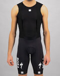 SPORTFUL нагрудні шорти - BORA HANSGROHE 2021 - чорний