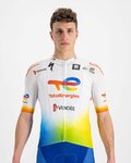 SPORTFUL джерсі з коротким рукавом - TOTAL ENERGIES 2022 - білі/синій/помаранчевий/жовтий