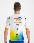 SPORTFUL джерсі з коротким рукавом - TOTAL ENERGIES 2022 - білі/синій/помаранчевий/жовтий