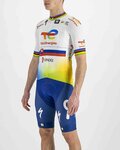 SPORTFUL джерсі з коротким рукавом - TOTAL ENERGIES 2022 - жовтий/помаранчевий/білі/синій