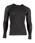 UYN футболка з довгим рукавом - FUSYON CASHMERE - чорний