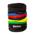 SANTINI краватка - UCI RAINBOW - чорний/веселка