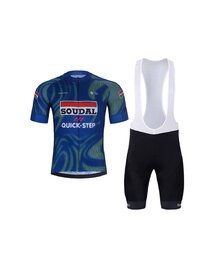 BONAVELO джерсі з коротким рукавом і шорти - SOUDAL-QUICKSTEP 2026 - чорний/синій/зелений