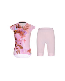 RIVANELLE джерсі з коротким рукавом і шорти - MISS FLOWERY - рожевий