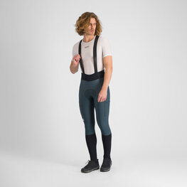 SPORTFUL довгі штани з підтяжками - SUPERGIARA - зелений/чорний