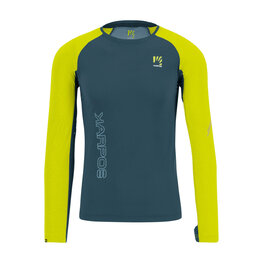 KARPOS футболка з довгим рукавом - LAVAREDO - зелений/жовтий
