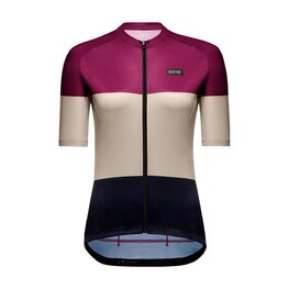 GORE джерсі з коротким рукавом - SPIRIT STRIPES - фіолетовий/чорний/бежевий