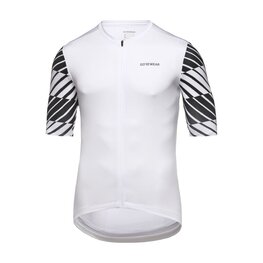 GORE джерсі з коротким рукавом - SWIFTRIDE OPTICAL - білі/чорний