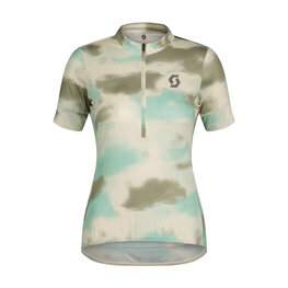 SCOTT джерсі з коротким рукавом - ENDURANCE 10 W - білі/зелений