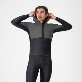 CASTELLI вітрозахисна куртка - FLY UNLTD - чорний/сірий