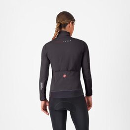 CASTELLI подовжена куртка - ALPHA 150 W - чорний