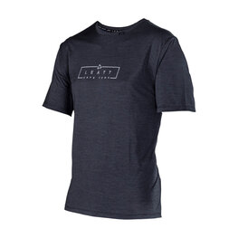 LEATT джерсі з коротким рукавом - MTB TRAIL 1.0 - чорний