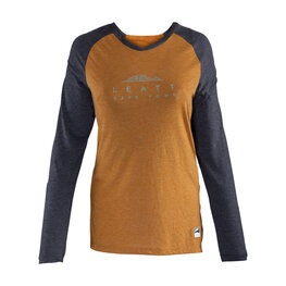 LEATT літній трикотаж з довгим рукавом - MTB ALL MOUNTAIN 3.0 W - коричневий