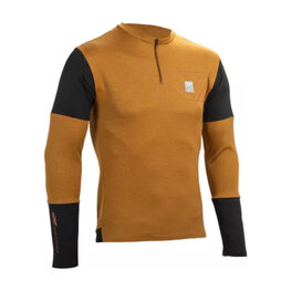 LEATT зимова футболка з довгим рукавом - MTB TRAIL 4.0 - коричневий