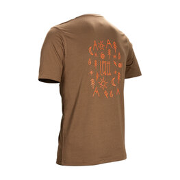 LEATT футболка з коротким рукавом - CORE - коричневий