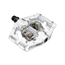 LEATT педалі - GRAVITY 6.0 CLIP-IN - срібний